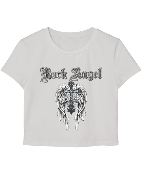White Baby Tee Front Design