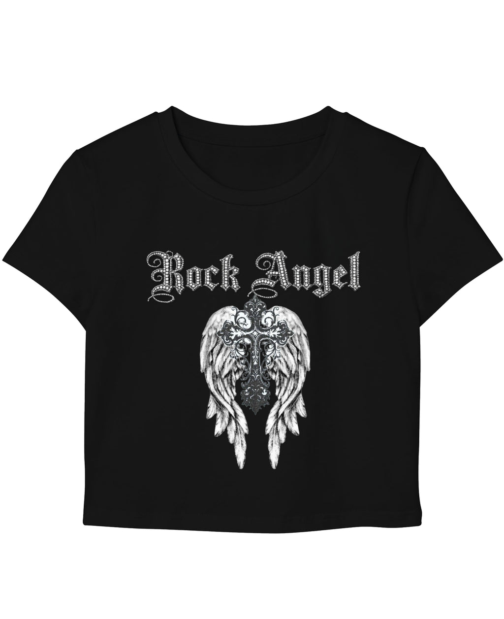 Black Baby Tee Front Design