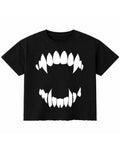 Black Boxy Fit T-shirt Front Design