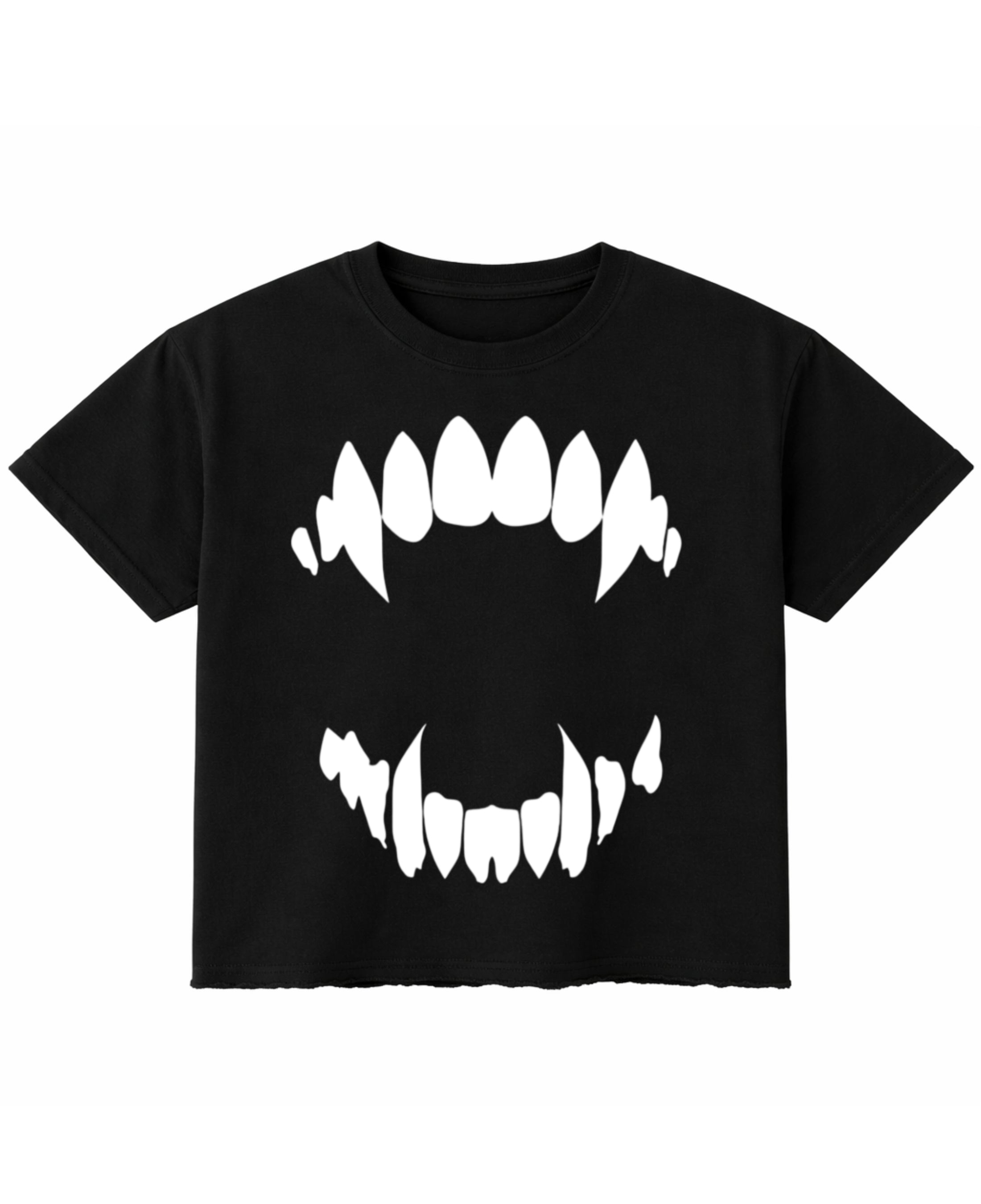 Black Boxy Fit T-shirt Front Design